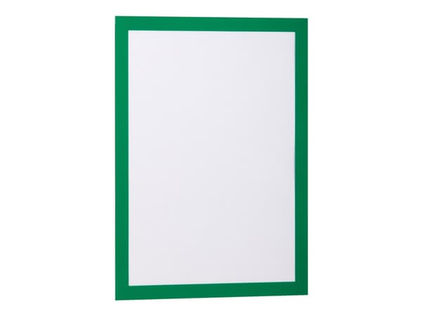 DURABLE DURAFRAME - Dokumenthållare - ytmonterad - för A4 - dubbelsidig - grön (paket om 2)