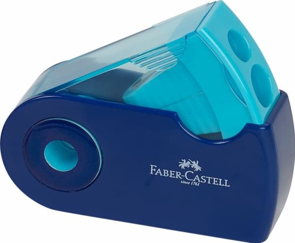 Faber-Castell 182704, Manuell blyantspisser, Assorterte farger, Ambidekstriøs, Utstillingseske, 1 stykker