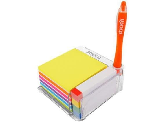 Anteckningsblock Stickn (anteckningsblock 76x76, häfte 76x14) (160216)