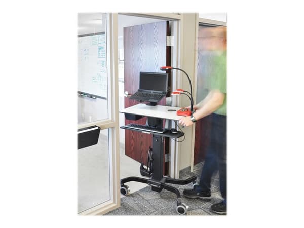 Ergotron TeachWell Mobile Digital Workspace - Vogn - Konstant kraftteknologi - for notebook / tastatur / mus - stål, fenolkompositt, kvalitetsplast -