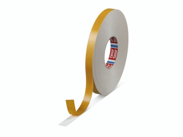 Dobbeltklæbende tape, TESA Double sided 19 mm x 25.00 m, samlet tykkelse 1100 µm kernediameter: 76 m - (16 stk.)