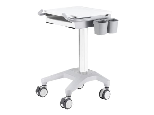 Neomounts MED-M200 - Vogn - for notebook / tastatur / mus - medisinsk - hvit - skjermstørrelse: 10"-17"