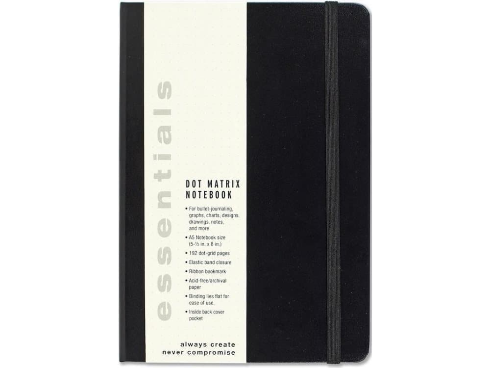 Peter Pauper Press Notebook Ess large Black Dots (230151)
