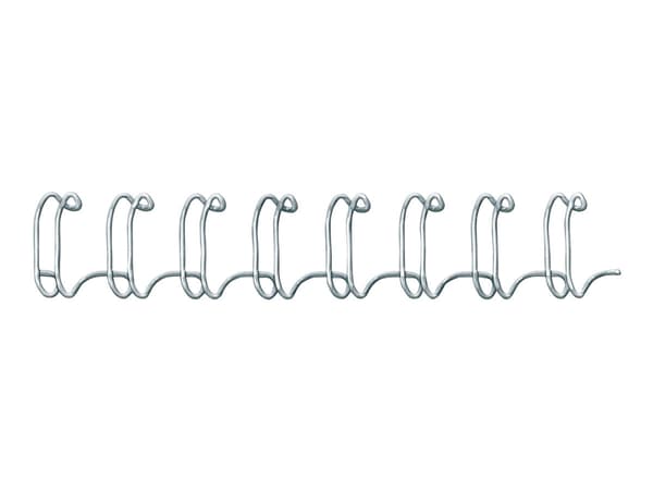 Fellowes - 12 mm - 34 ringer - A4 (210 x 297 mm) - 100 ark - sølv - 100 stk bindestreng - for Fellowes Galaxy E, Galaxy Wire, Quasar 130