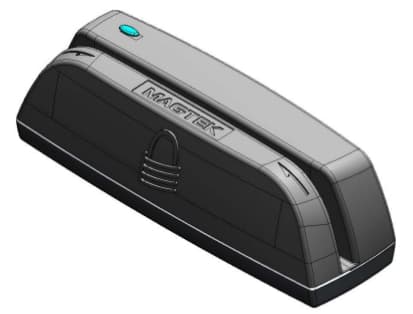 MagTek Dynamag MagneSafe Swipe Reader - Kortläsare (Spår 1, 2 och 3) - USB - svart