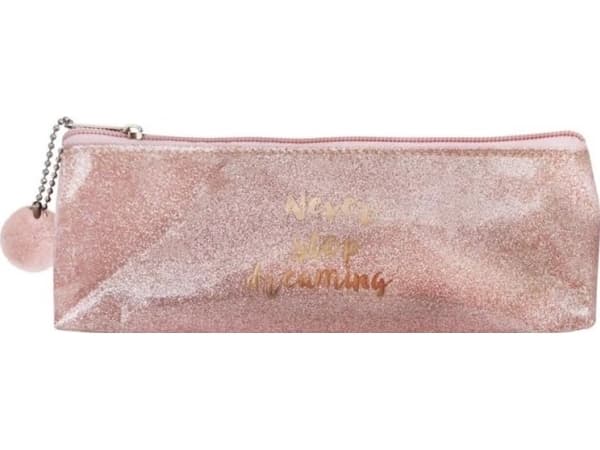 Incood kynäkotelo kynäkotelo glitter vaaleanpunainen