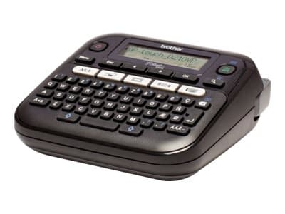 Brother P-Touch PT-D210VP - Etikettskrivare - svartvit - termisk överföring - Rulle (1,2 cm) - 180 dpi - upp till 20 mm/sek - kniv