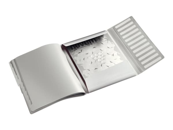 Leitz Style - Klassifikationsmapp - 12 utrymmen - 12 delar - för A4 - kapacitet: 200 ark - tabbad - arctic white