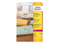 Miniatyrbild 4 av 5: Avery L4770 - 25.4 x 45.7 mm 1000 stk (25 ark x 40) transparenta adressetiketter