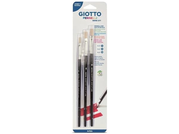 Giotto 8000825026201, Penselset, Flat pensel