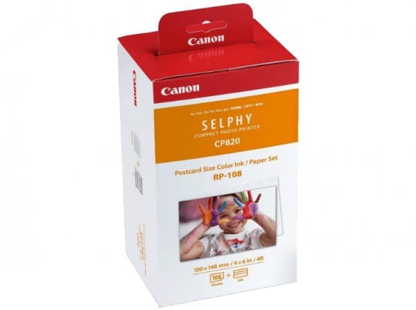 Canon RP-1080V - Skrivebåndskassett og papirsett - for Canon SELPHY CP820, CP910, CP910 Printing Kit