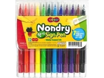 Dong-A Toru smaksatta pennor 12 färger