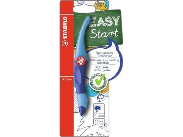STABILO EASYoriginal, Stiftpenna, Blå, Blå, 0,5 mm, Medium, Högerhänt