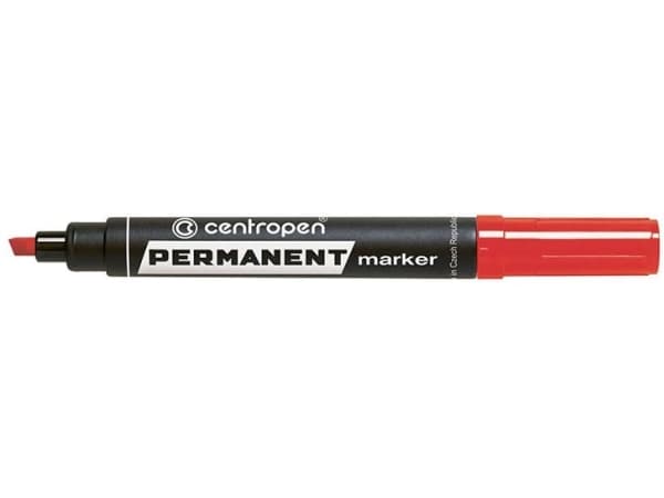 Centropen 8576 - Markør - permanent - rød - alkoholbasert blekk - 1-4.6 mm