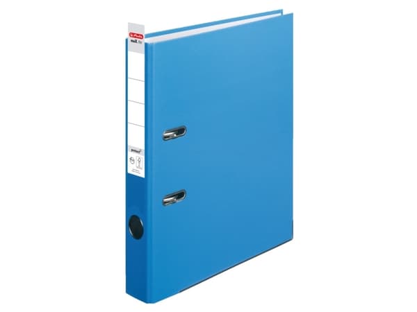 Herlitz maX.file, A4, D-ring, Förvaring, Polypropylen (PP), Blå
