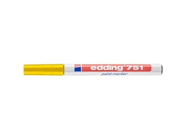 Edding 751, gul, vit, gul, 1 mm, 2 mm