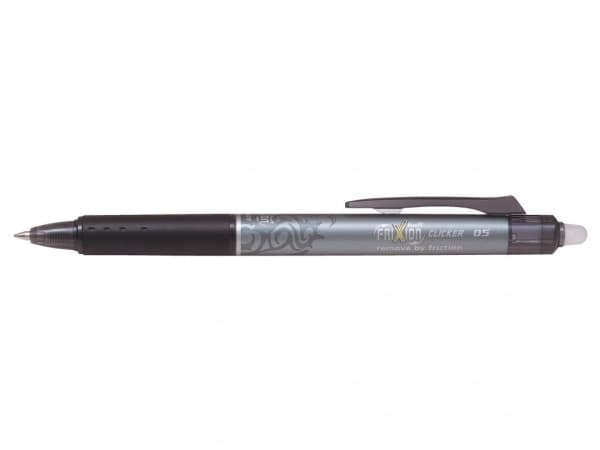 Kulspetspenna Pilot FriXion Clicker svart fin 0,5 mm - (12 st)