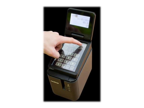 Brother P-Touch PT-P950NW - Etikettskriver - termotransfer - Rull (3,6 cm) - 360 x 720 dpi - inntil 80 mm/sek - USB 2.0, LAN, Wi-Fi(n), USB-vert - ku