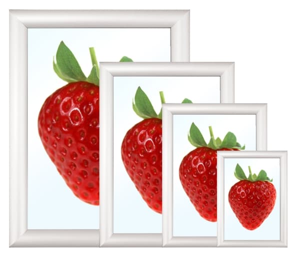 Snapframe TWIN LIGHT 70x50 t/seinä - 32 mm Alu 0,1x321x729mm (1stk)