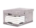 Miniatyrbild 3 av 4: Bankers Box System Maxi - Förvaringsbox - för Folio - grå