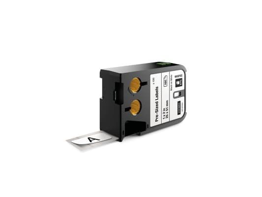 DYMO XTL - Polyester - permanet adhesiv - svart på hvitt - 25 x 51 mm 100 kassett(er) tape - for XTL 500