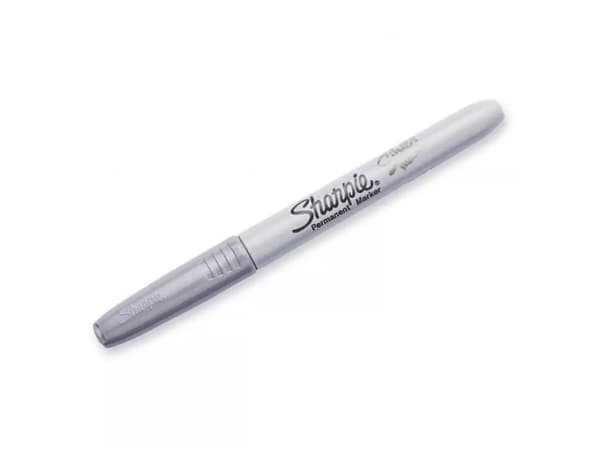 Sharpie 1891063, Silver, Rundad spets, Silver, Polykarbonat, Fin, 1,4 mm