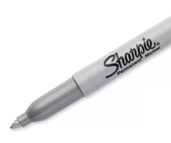 Sharpie 1891063, Silver, Rundad spets, Silver, Polykarbonat, Fin, 1,4 mm