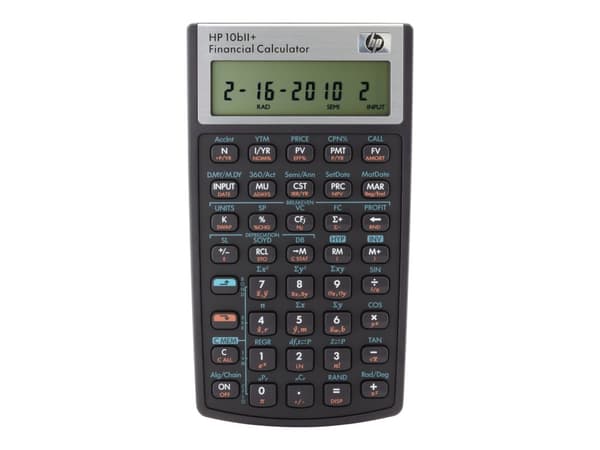 HP 10bII+ - Finansiell kalkulator - 12 sifre - batteri