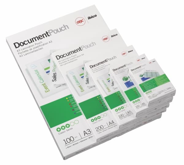 GBC 3740430, Vit, Polyeten, Glansigt, 0,5 mm, Kina, 54 mm