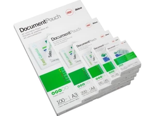 GBC 3740430, Vit, Polyeten, Glansigt, 0,5 mm, Kina, 54 mm