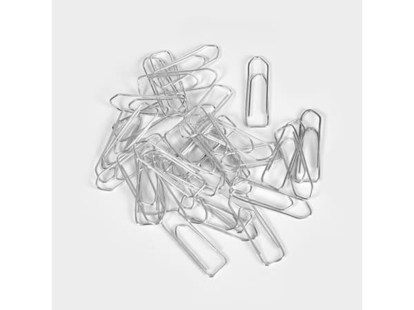 Clips 32mm 100 Pakke Sølv - (12 stk.)