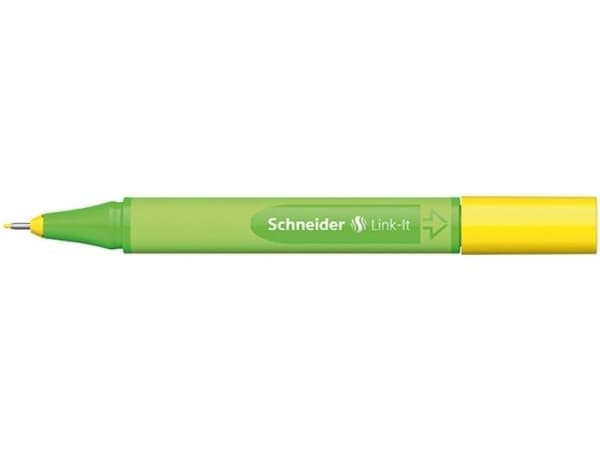 Schneider Schreibgeräte Link-It, Gult, Grønn, Gult, Plast, Trekant, Golden-yellow, Fiber
