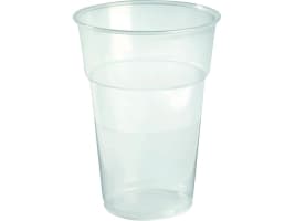Duni - Ølglass - 63 cl - avhendbar - gjennomsiktig (en pakke 50)
