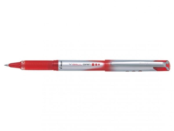 Pilot V-Ball Grip 07, Rød, Rød, 0,7 mm, 0,4 mm