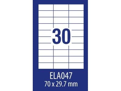 Avery Zweckform OP. 100st Universaletiketter AZ ECONOMY E100 70x29.7 - 4004182303627
