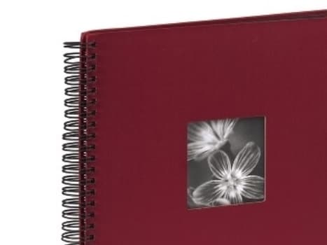 Hama Spiral Bound "Fine Art" - Album - 300 x 4x6 in (10x15 cm) - bordeaux x 1