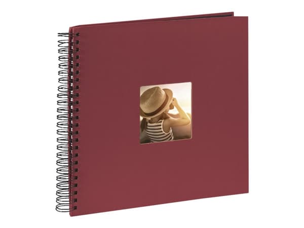 Hama Spiral Bound "Fine Art" - Album - 300 x 4x6 in (10x15 cm) - bordeaux x 1