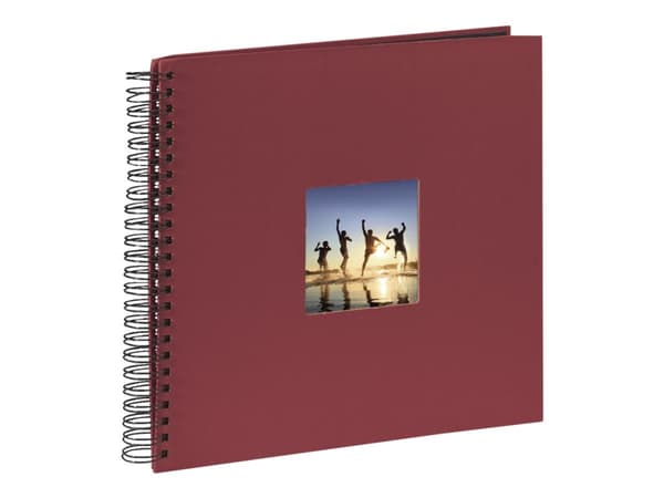 Hama Spiral Bound "Fine Art" - Album - 300 x 4x6 in (10x15 cm) - bordeaux x 1