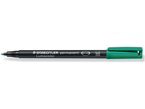 Staedtler 317-5, Grønn, Projektil spiss, Sort, Grønn, Polypropylen (PP), Medium, 1 mm