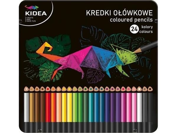 Derform PENCILS OLO 24KOL/180 TROJ KIDEA PUD MET