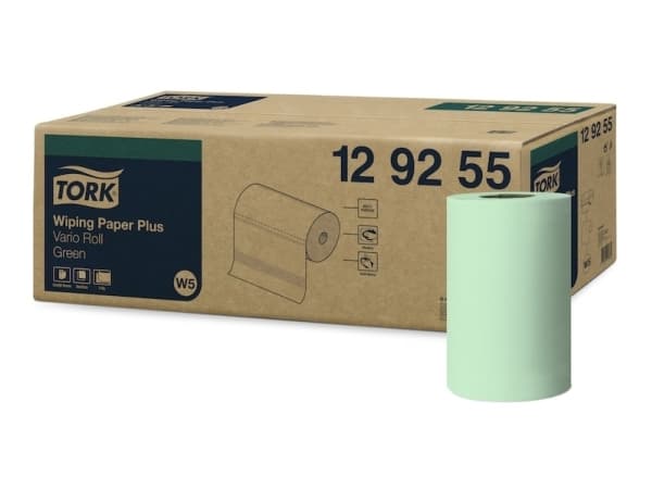 Tork 129255, 55 m, 230 mm, 200 ark, Papir, Grønn
