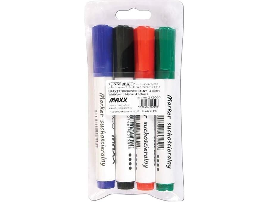 Cresco Marker dry erase Maxx 4 colors - 248186