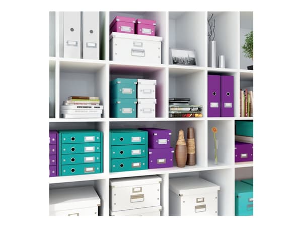 Leitz Click & Store - Skuffskap - 4 skuffer - for A4 (210 x 297 mm) - purpur