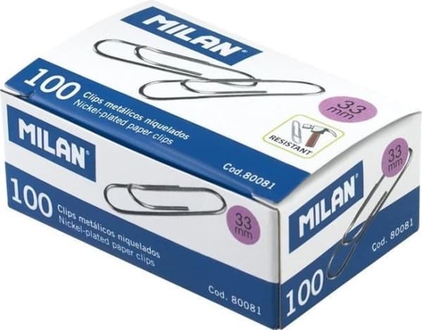 Milan Sinkityt klipsit 33mm 100kpl