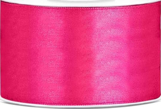 Hot pink satinbånd 38 mm