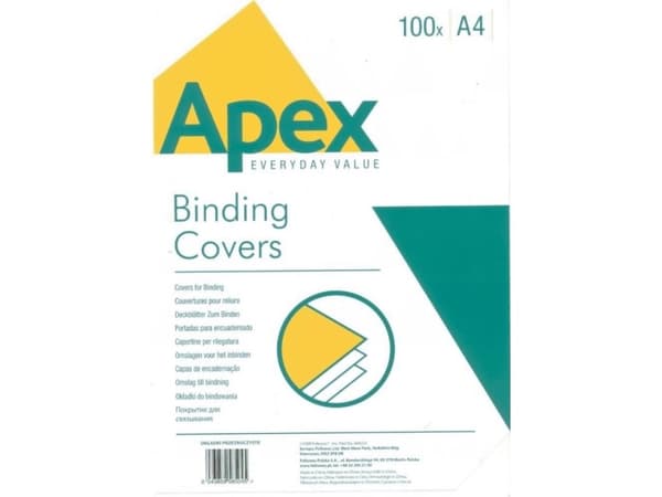 Fellowes - A4 (210 x 297 mm) - blank - 100 stk permomslag - for Fellowes Star+ 150, Starlet 90
