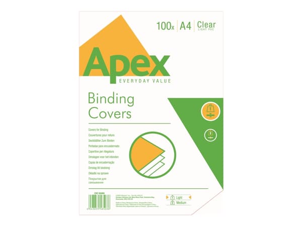 Fellowes - A4 (210 x 297 mm) - blank - 100 stk permomslag - for Fellowes Star+ 150, Starlet 90
