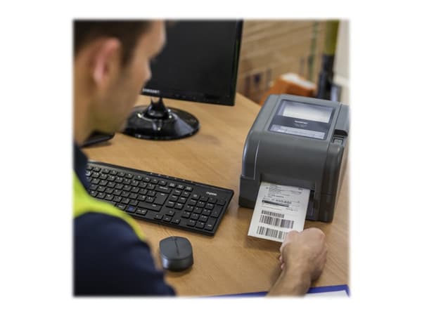Brother TD-4420TN - Etikettskriver - direktetermisk / termisk overføring - Rull (11 cm) - 203 dpi - inntil 152.4 mm/sek - USB 2.0, LAN, USB-vert, RS2