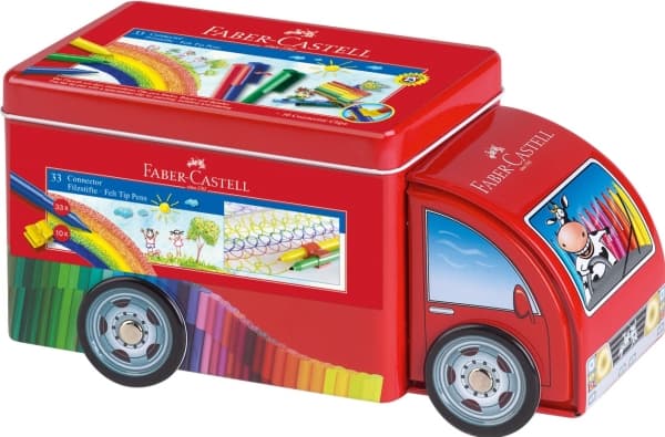 Faber-Castell 155533, Multi, Monivärinen, 33 väriä, Lapsi, Poika/tyttö, 33 kpl