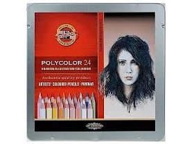 Koh-I-Noor Polycolor Lyijykynät 24 väriä Muotokuva (174935)